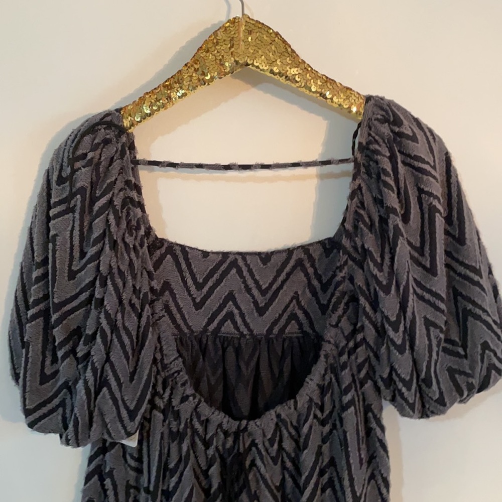 Free People Wavy Baby Gray Size X Small Tunic Dress - Picture 7 of 11